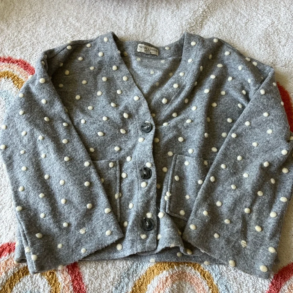 Madewell texture and thread bobble cardigan - Picture 2 of 5